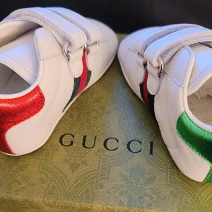 Gucci Baby Ace leather sneakers 2.5C